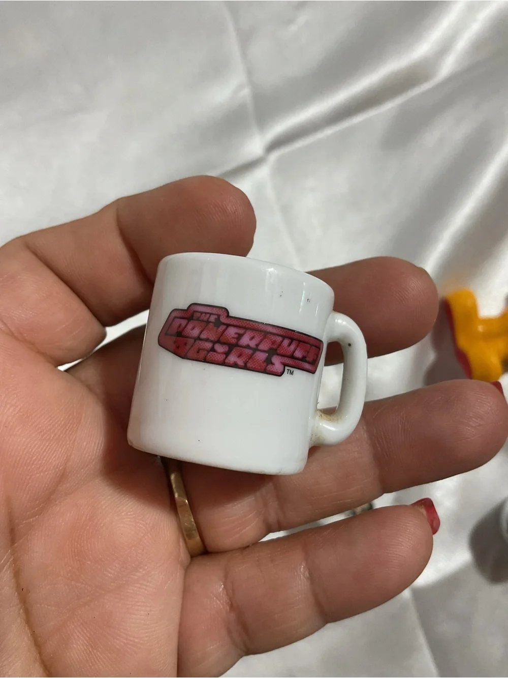 2- POWERPUFF GIRLS CERAMIC MINI MUGS